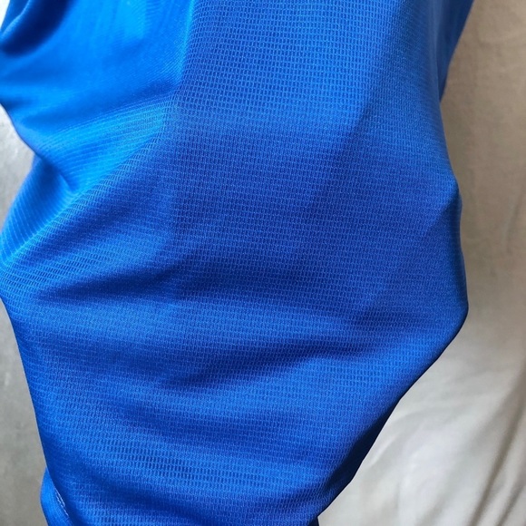 OnTour Royal Blue Button Polo Short Sleeve Men’s Golf Shirt XL - Picture 6 of 8